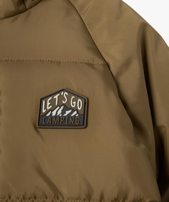 Blouson bébé garçon chaud à capuche et doublure polaire vue3 - GEMO 4G BEBE - GEMO