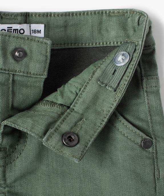 Short bébé garçon en toile colorée extensible vue2 - GEMO(BEBE DEBT) - GEMO