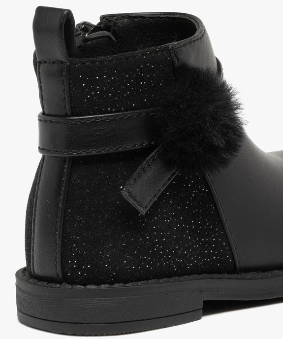 Boots bébé fille à zip avec pompon fantaisie et à paillettes vue13 - LOVELY WINGS - GEMO