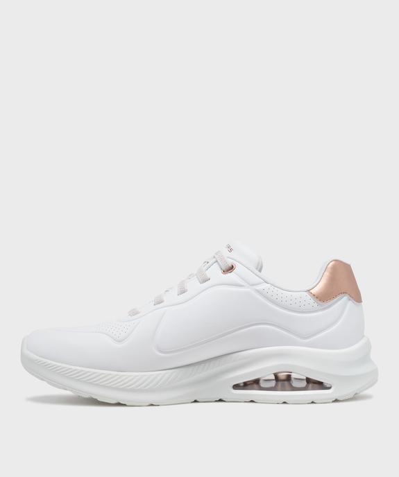 Baskets à lacets élastiques faciles à enfiler femme - Skechers  vue3 - SKECHERS - GEMO