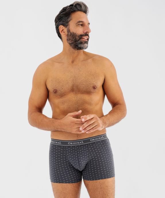 Boxers en coton extensible homme (lot de 2) vue1 - GEMO 4G HOMME - GEMO