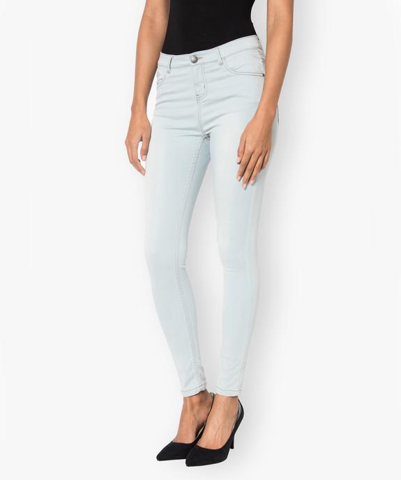 Jean Skinny denim stretch taille normale vue1 - GEMO (JEAN) - GEMO