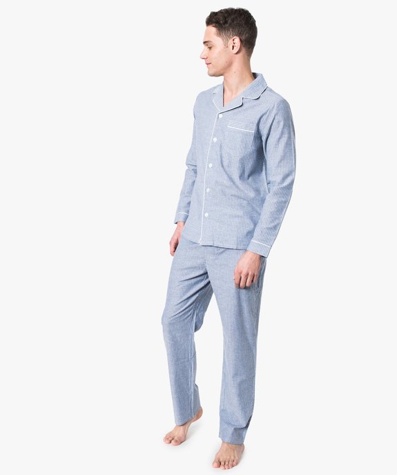 Pyjama 2 pièces boutonné vue1 - GEMO(HOMWR HOM) - GEMO