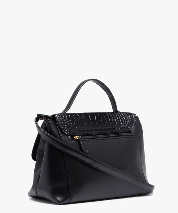 Sac femme multimatières avec rabat vue2 - GEMO (ACCESS) - GEMO