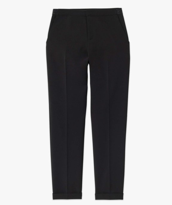 Pantalon de costume femme coupe droite vue4 - GEMO(FEMME PAP) - GEMO