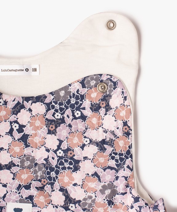 Gigoteuse TOG 3 en toile de coton imprimé fleuri – LuluCastagnette vue3 - LULUCASTAGNETTE - GEMO