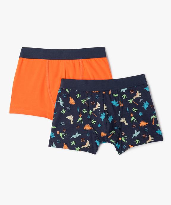 Boxer en coton stretch garçon (lot de 2) vue1 - GEMO 4G GARCON - GEMO
