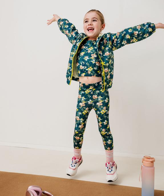 Blouson à capuche en matière déperlante fille vue6 - GEMO 4G FILLE - GEMO