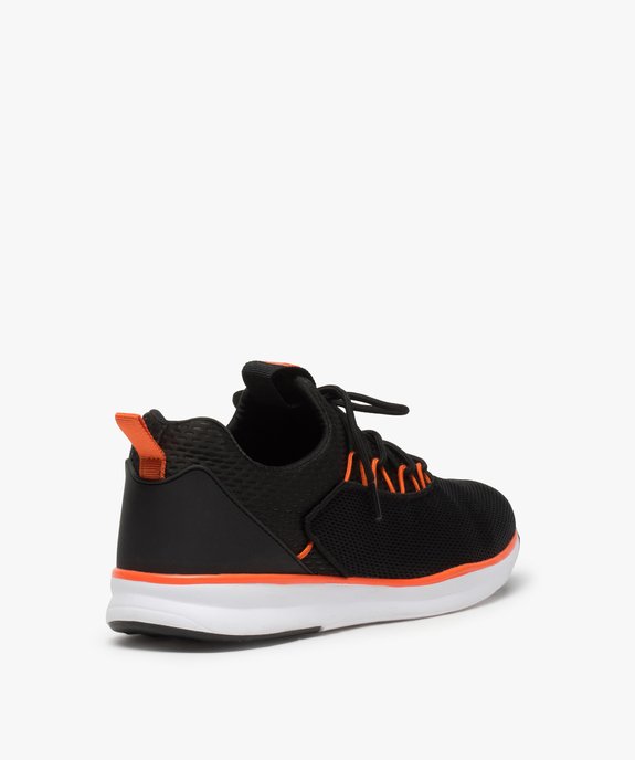 Baskets homme façon socquettes en mesh à lacets vue4 - GEMO (SPORTSWR) - GEMO