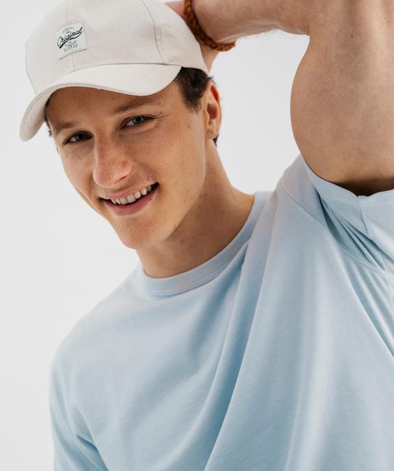 Tee-shirt manches courtes et col rond homme vue2 - GEMO (HOMME) - GEMO