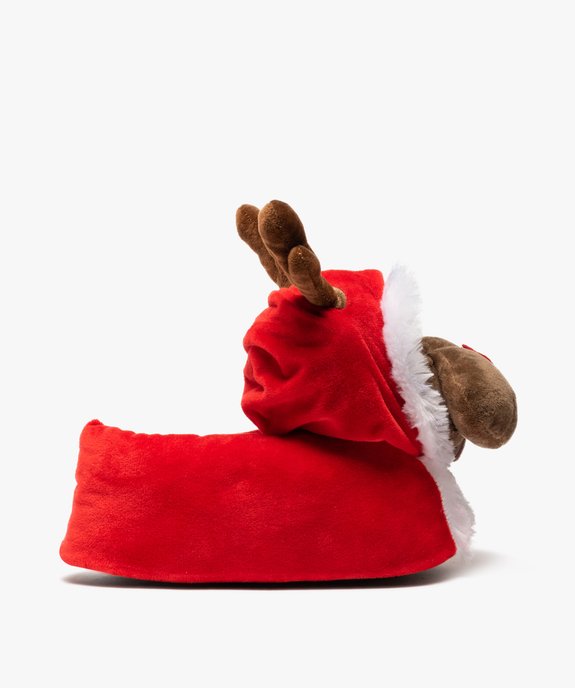 Chaussons garçon 3D en forme de renne vue1 - GEMO 4G GARCON - GEMO