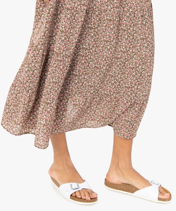 Jupe femme longue à motifs fleuris vue2 - GEMO(FEMME PAP) - GEMO