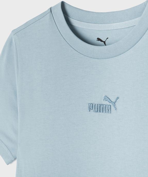 Tee-shirt manches courtes avec logo brodé garçon - Puma vue2 - PUMA - GEMO