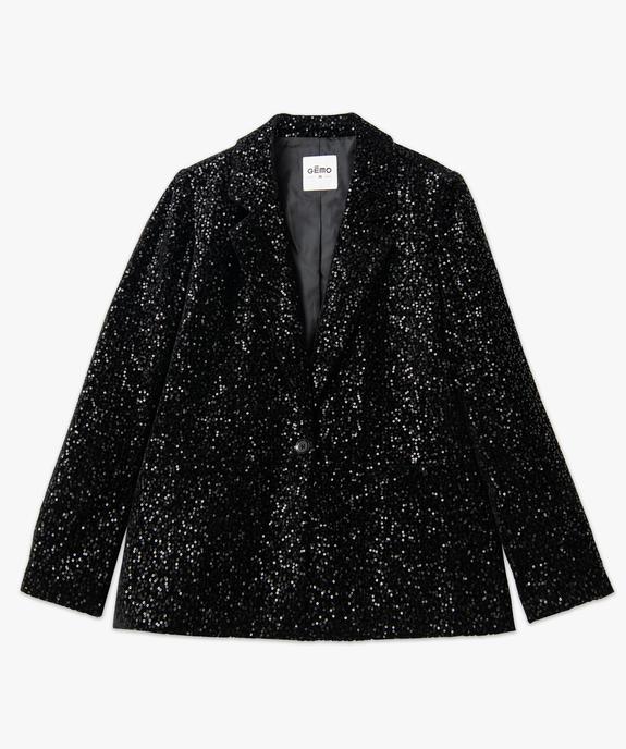 Veste en velours et sequins femme  vue4 - GEMO(FEMME PAP) - GEMO