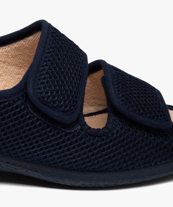 Sandales confort femme à brides unies en textile vue6 - GEMO (CONFORT) - GEMO