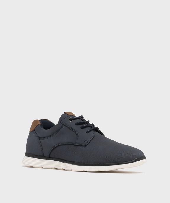 Derbies unis à semelle sport garçon - Buggy Shoes vue2 - BUGGY - GEMO