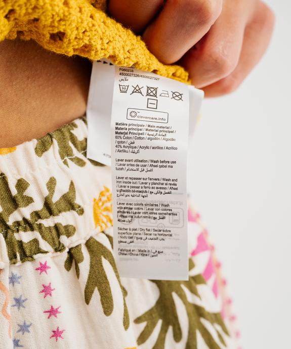 Pull sans manches en maille ajourée femme vue5 - GEMO(FEMME PAP) - GEMO