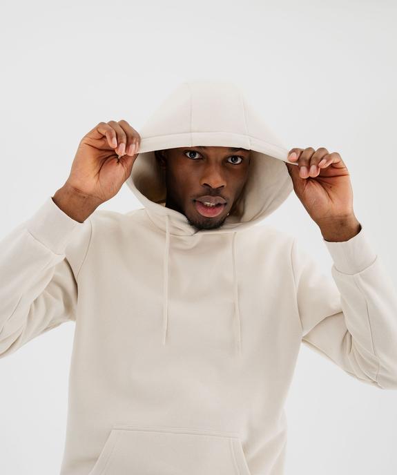 Sweat à capuche en molleton doux homme vue2 - GEMO