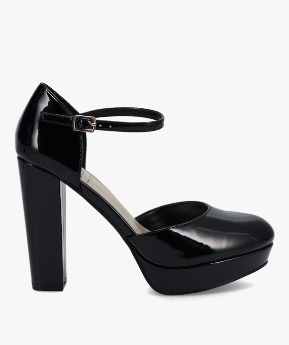 Escarpins femme à talon vernis style rockabilly vue1 - GEMO(URBAIN) - GEMO