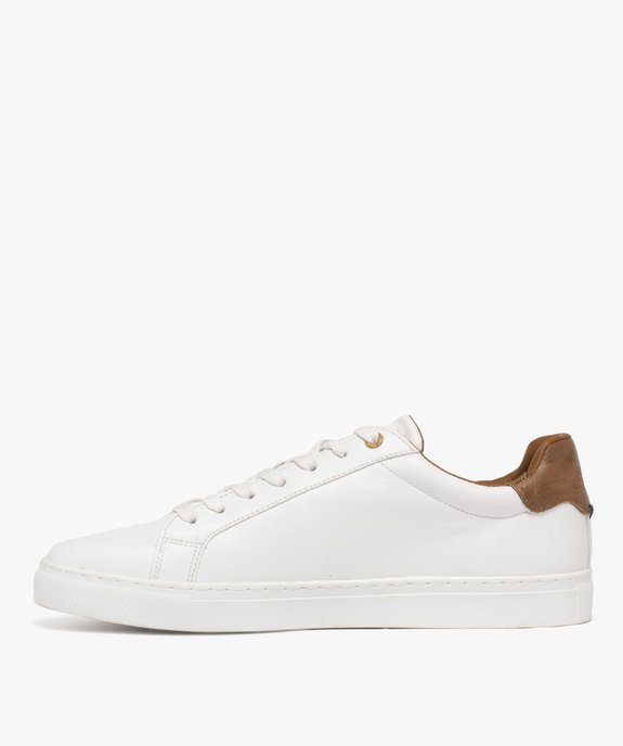 Baskets basses à lacets avec semelle contrastante homme - Lee Cooper vue4 - LEE COOPER - GEMO