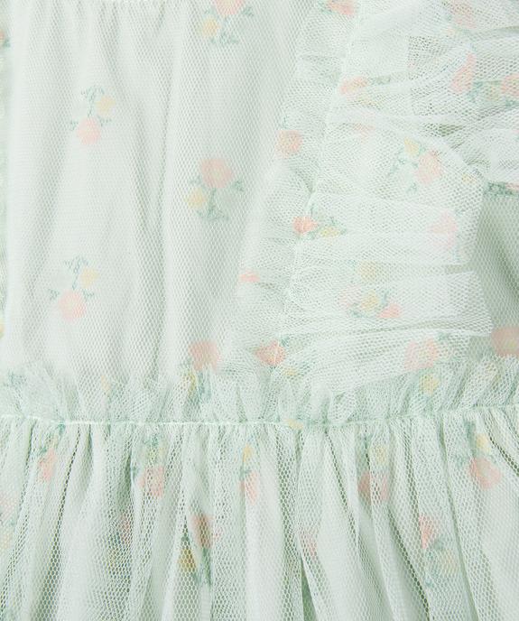 Robe de cérémonie en tulle bébé fille vue2 - GEMO(BEBE DEBT) - GEMO