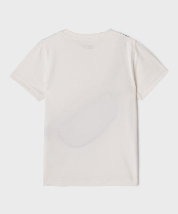 Tee-shirt manches courtes à motif et poche zippée garçon vue3 - GEMO 4G GARCON - GEMO