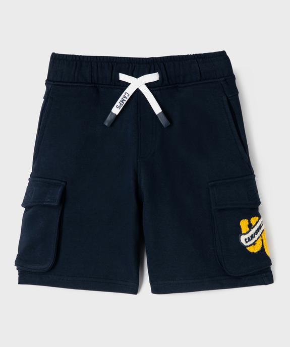 Bermuda cargo avec taille élastique garçon - Camps United vue1 - CAMPS - GEMO