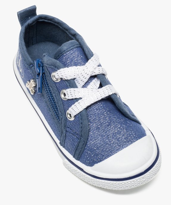 Baskets en toile denim irisée - LuluCastagnette vue5 - LULU CASTAGNETT - GEMO
