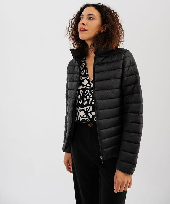 Doudoune légère avec col montant femme vue3 - GEMO(FEMME PAP) - GEMO