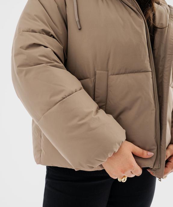 Doudoune à capuche femme grande taille vue4 - GEMO 4G GT - GEMO