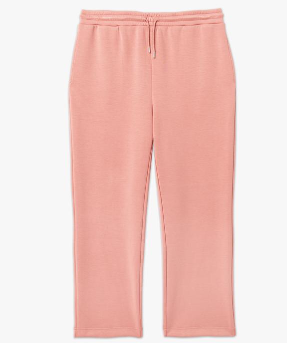 Pantalon en maille avec ceinture élastique femme grande taille vue4 - GEMO(FEMME PAP) - GEMO