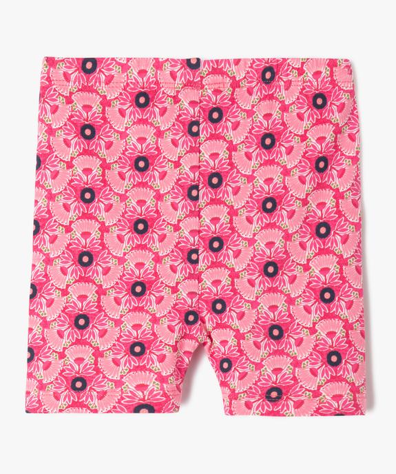 Leggings short court en coton stretch bébé fille (lot de 2) vue3 - GEMO 4G BEBE - GEMO