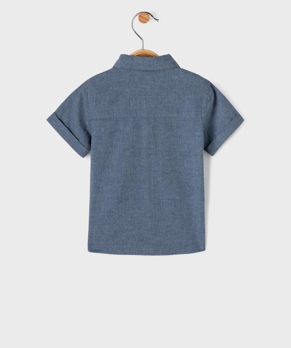 Chemise manches courtes bébé garçon - LuluCastagnette vue5 - LULUCASTAGNETTE - GEMO