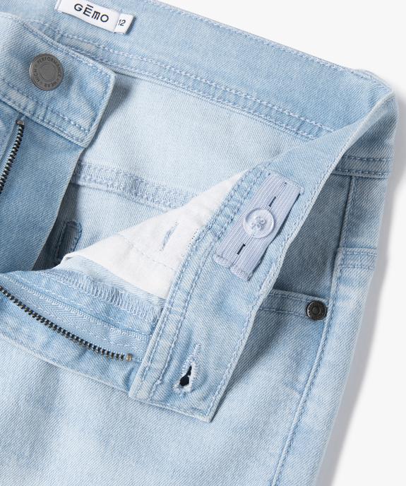 Bermuda en jean coupe Regular garçon vue3 - GEMO 4G GARCON - GEMO