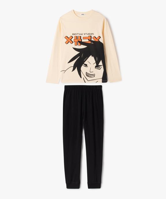 Pyjama en coton avec motif manga garçon vue1 - GEMO (JUNIOR) - GEMO