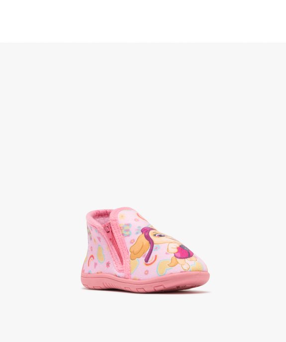 Chaussons bottillons à motifs bébé fille - La Pat'Patrouille vue2 - PAT PATROUILLE - GEMO