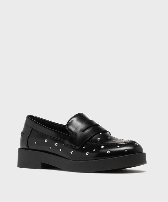 Mocassins avec clous métalliques sur semelle plateforme femme - Follow Me vue2 - FOLLOW ME - GEMO