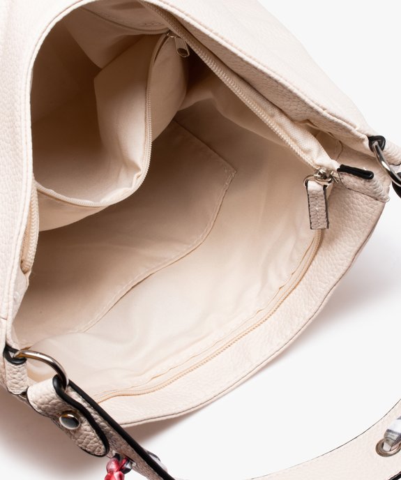 Sac femme avec anse ornée d’un foulard vue3 - GEMO (ACCESS) - GEMO