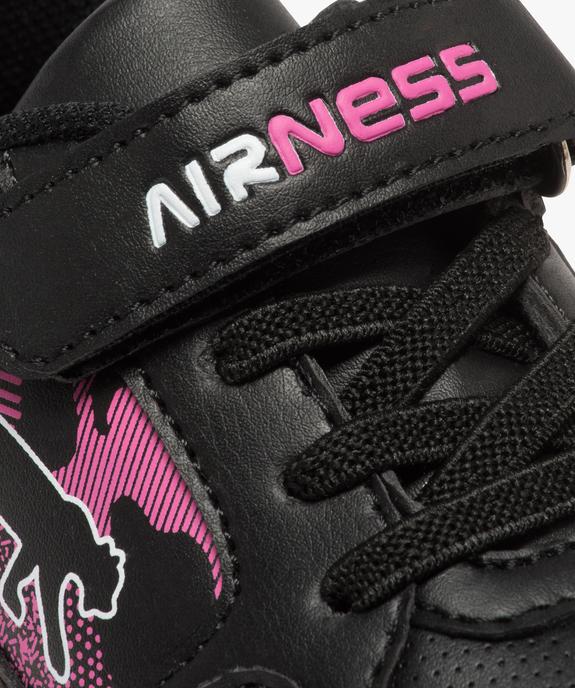 Baskets fille multicolores à scratch - Airness vue6 - AIRNESS - GEMO