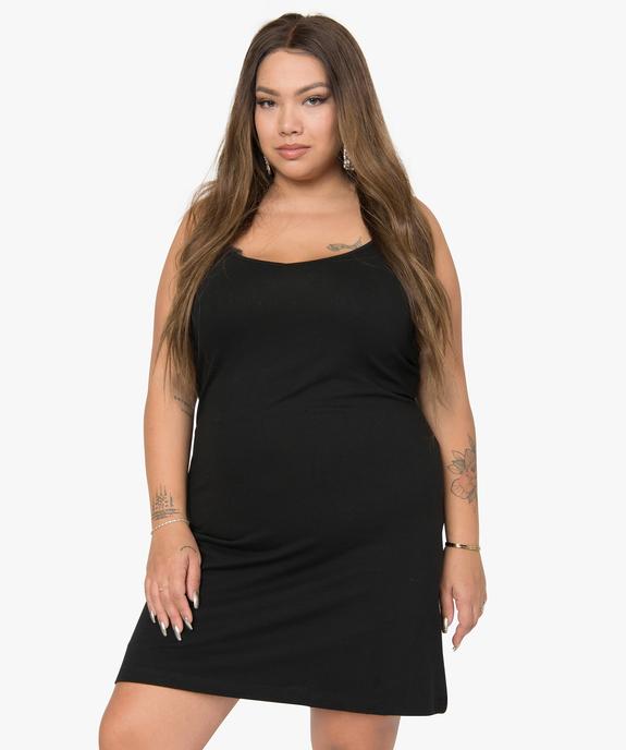 Fond de robe femme à fines bretelles Gémo x Lalaa Misaki vue1 - GEMO (G TAILLE) - GEMO