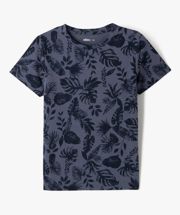 T-shirt imprimé à motifs garçon vue1 - GEMO (ENFANT) - GEMO