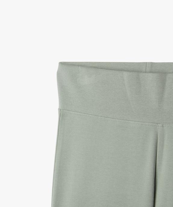 Pantalon de jogging coupe flare fille vue2 - GEMO 4G FILLE - GEMO