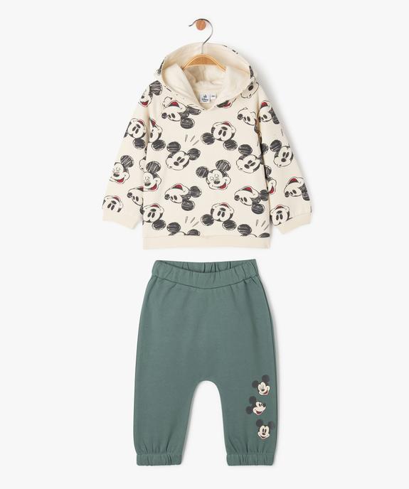 Ensemble 2 pièces bébé garçon sweat à capuche et pantalon en maille - Disney vue1 - DISNEY - GEMO