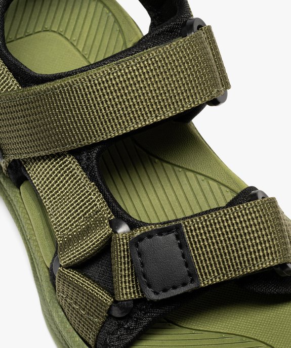 Sandales à scratch ultra légères garçon vue6 - BUGGY - GEMO