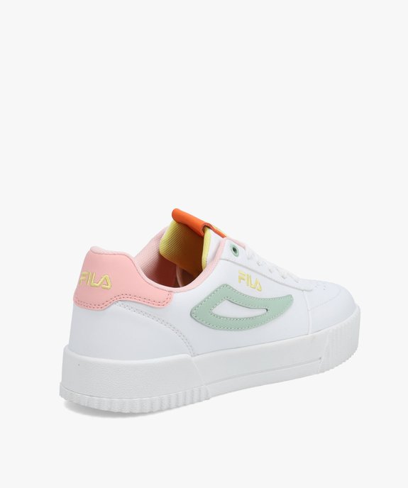Tennis femme à détails colorés fermeture lacets – Fila Milena vue4 - FILA - GEMO