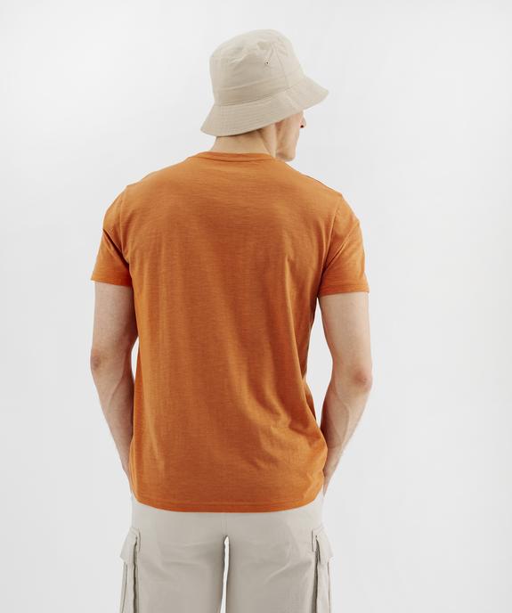 Tee-shirt manches courtes avec motif grands espaces homme - Roadsign vue4 - ROADSIGN GEMO FOR GOOD D - GEMO