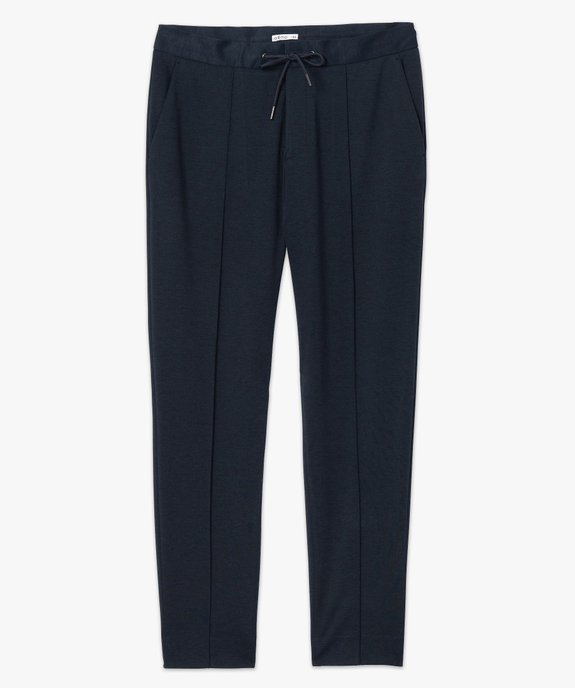 Pantalon homme en maille extensible vue4 - GEMO (HOMME) - GEMO