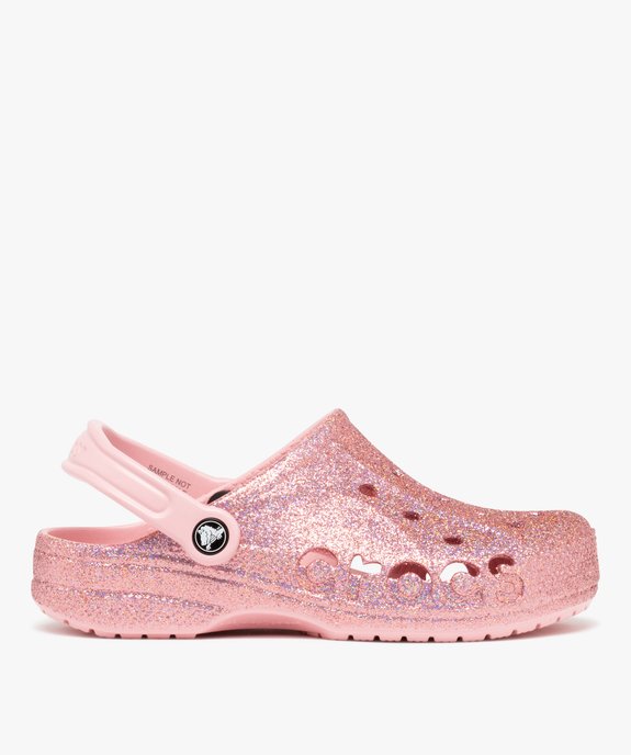 Sabots souples femme dessus perforé à paillettes Baya Glisser - Crocs vue1 - CROCS - GEMO