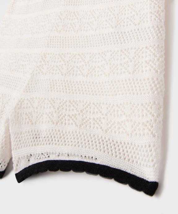 Short en maille crochetée fille vue3 - GEMO (ENFANT) - GEMO