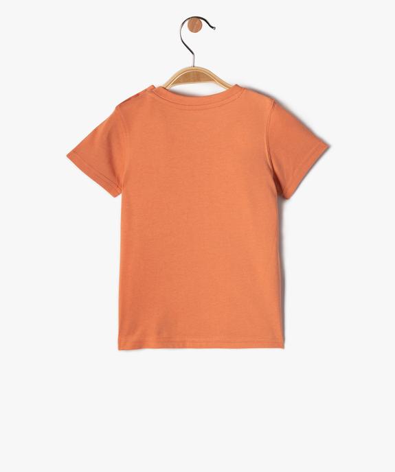 Tee-shirt bébé garçon à manches courtes et motif vue3 - GEMO(BEBE DEBT) - GEMO